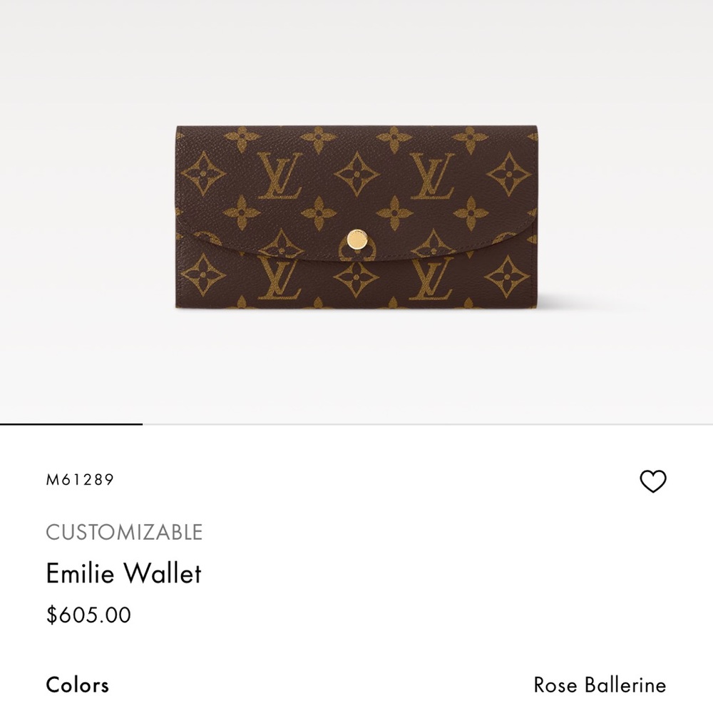 Louis Vuitton Brown Monogram Wallet